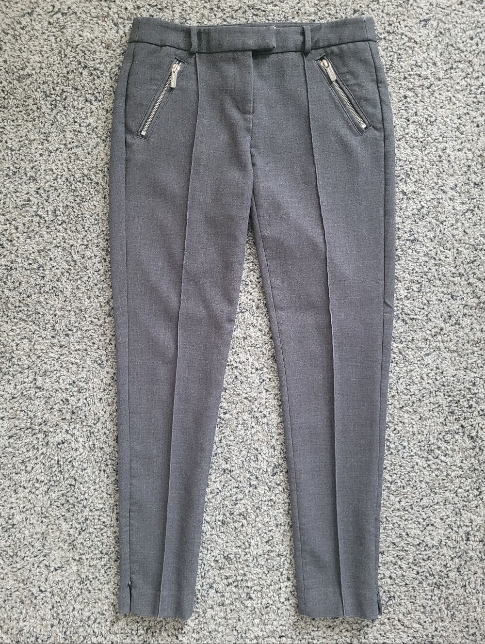 Michael Kors Pleated Zipper Detail Pants